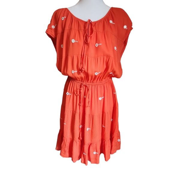 EUC Anthropologie | Leifnotes Leifsdottir Espejoa Embroidered Mirror Boho Dress - Picture 2 of 13